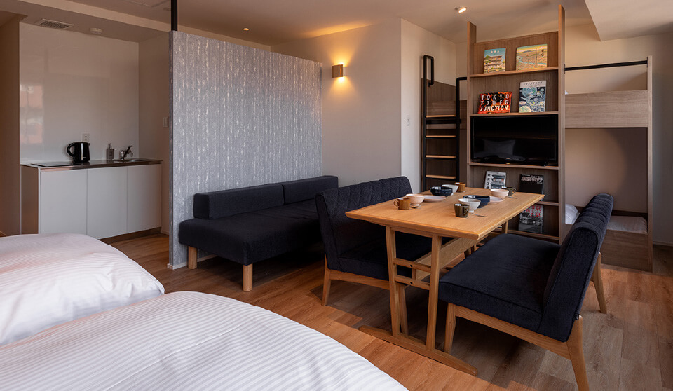 COCOSHUKUの特徴1:多人数で泊まれる